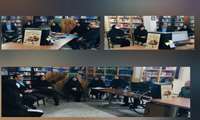 روز دوشنبه ۲۴ آذر به‌ مناسبت هفته پژوهش  ، رئیس و معاون پژوهشی به همراه مدیران دانشگاه از کتابخانه بازدید کردند. 