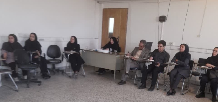 جلسه هم اندیشی، اساتید دانشکده پرستاری و مامایی ، با موضوع بررسی چالش‌ها و مشکلات آموزشی و آموزش بالینی و ارائه راهکارها و رفع مشکلات